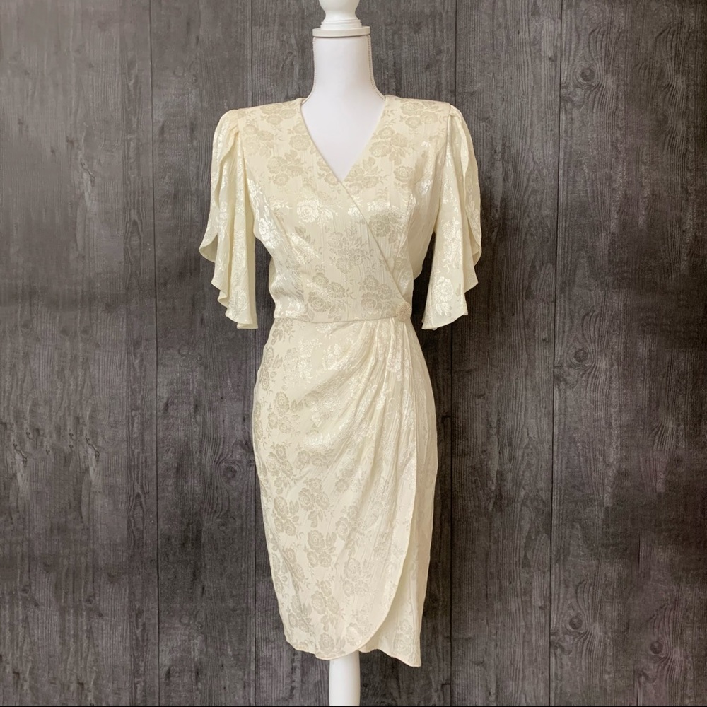 BB Collections Off White Dress